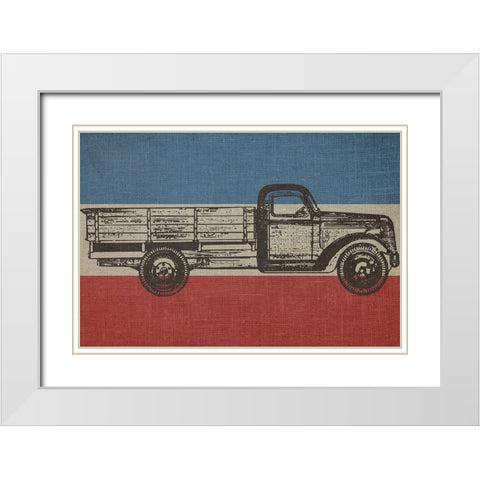 American Made White Modern Wood Framed Art Print with Double Matting by Phillip, Jamie