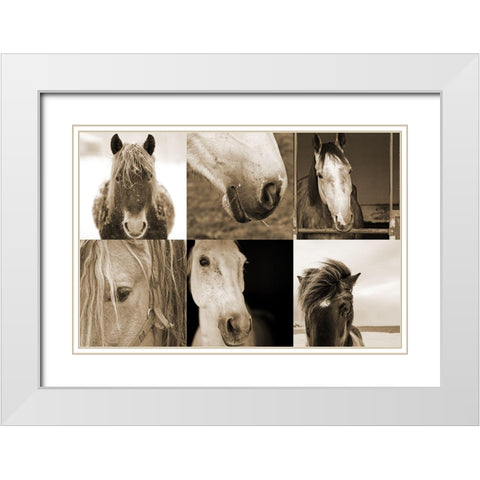 Wild West 1 White Modern Wood Framed Art Print with Double Matting by Phillip, Jamie