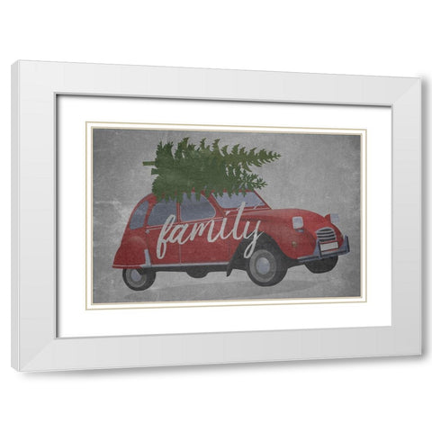 Christmas Tradition 2 White Modern Wood Framed Art Print with Double Matting by Phillip, Jamie