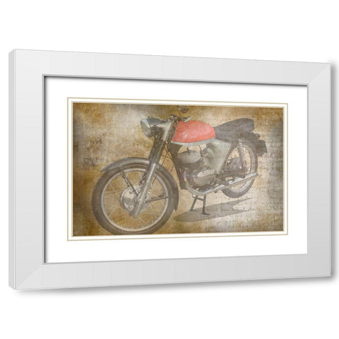 Ride on White Modern Wood Framed Art Print with Double Matting by Phillip, Jamie