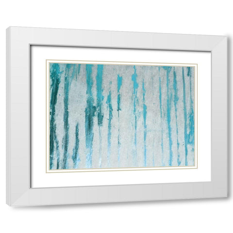 Blue Bond 2 White Modern Wood Framed Art Print with Double Matting by Phillip, Jamie