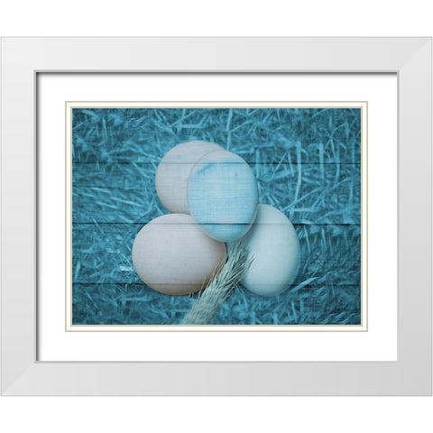 Morning On The Farm White Modern Wood Framed Art Print with Double Matting by Phillip, Jamie