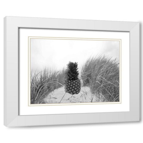 Pinebay 2 White Modern Wood Framed Art Print with Double Matting by Phillip, Jamie