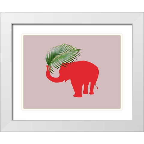 Cover Me 1 White Modern Wood Framed Art Print with Double Matting by Phillip, Jamie