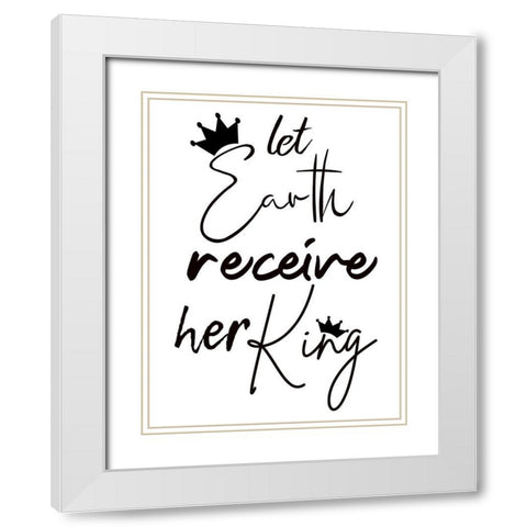 King White Modern Wood Framed Art Print with Double Matting by Phillip, Jamie