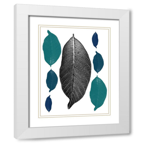 Multi Colored White Modern Wood Framed Art Print with Double Matting by Phillip, Jamie