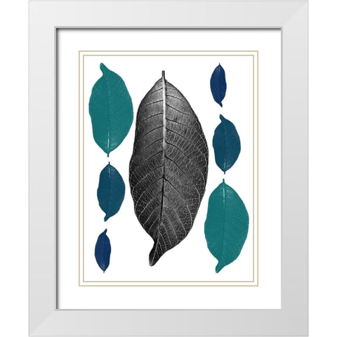 Multi Colored White Modern Wood Framed Art Print with Double Matting by Phillip, Jamie