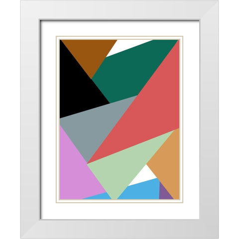 The Right Angle White Modern Wood Framed Art Print with Double Matting by Phillip, Jamie