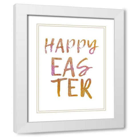 Easter Time White Modern Wood Framed Art Print with Double Matting by Phillip, Jamie