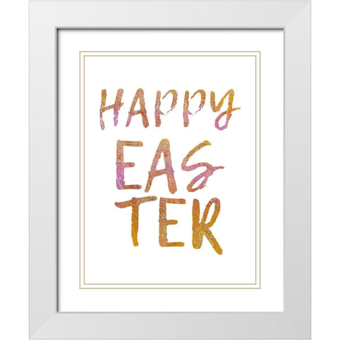 Easter Time White Modern Wood Framed Art Print with Double Matting by Phillip, Jamie