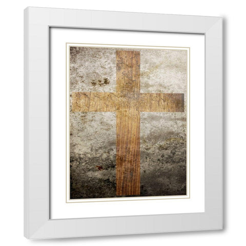 Easter 3 White Modern Wood Framed Art Print with Double Matting by Phillip, Jamie