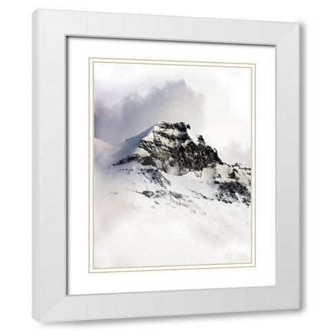 Mountain Range 2 White Modern Wood Framed Art Print with Double Matting by Phillip, Jamie