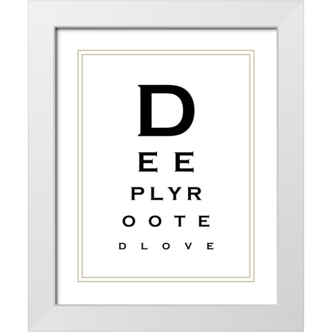 Deeply Rooted White Modern Wood Framed Art Print with Double Matting by Phillip, Jamie