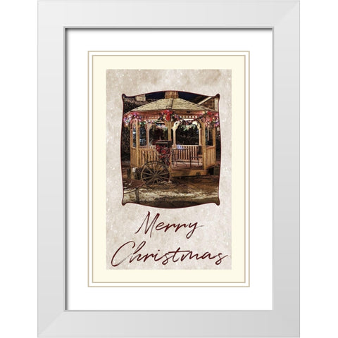 Holidays White Modern Wood Framed Art Print with Double Matting by Phillip, Jamie