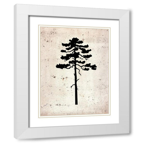 Botancal Calm White Modern Wood Framed Art Print with Double Matting by Phillip, Jamie