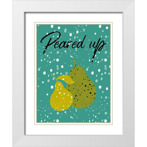 Fruits 1 White Modern Wood Framed Art Print with Double Matting by Phillip, Jamie