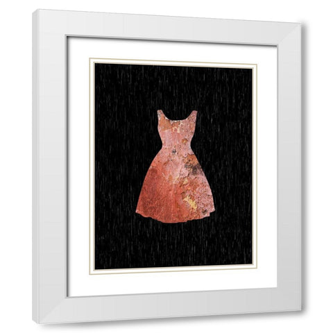 Dress White Modern Wood Framed Art Print with Double Matting by Phillip, Jamie