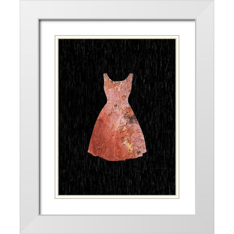 Dress White Modern Wood Framed Art Print with Double Matting by Phillip, Jamie