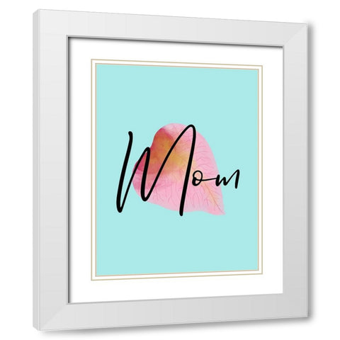 Mother White Modern Wood Framed Art Print with Double Matting by Phillip, Jamie