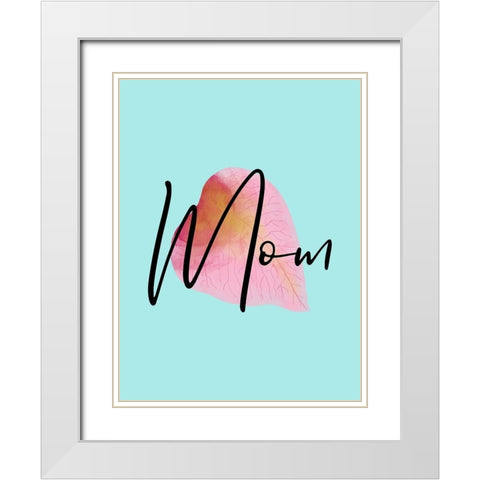 Mother White Modern Wood Framed Art Print with Double Matting by Phillip, Jamie