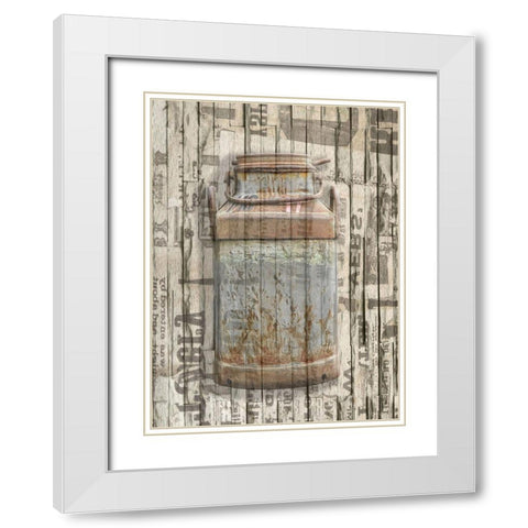 Farm and Garden White Modern Wood Framed Art Print with Double Matting by Phillip, Jamie