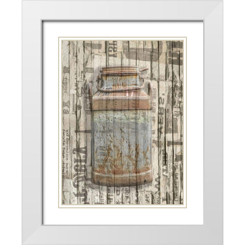 Farm and Garden White Modern Wood Framed Art Print with Double Matting by Phillip, Jamie