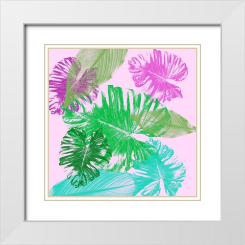 Tropical Taste White Modern Wood Framed Art Print with Double Matting by Phillip, Jamie
