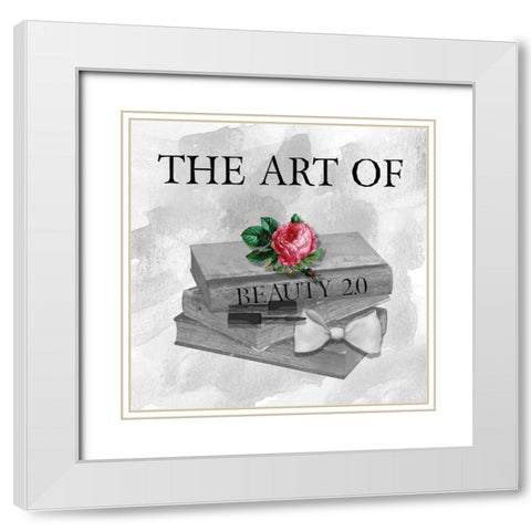 Beauty 2.0 White Modern Wood Framed Art Print with Double Matting by Phillip, Jamie