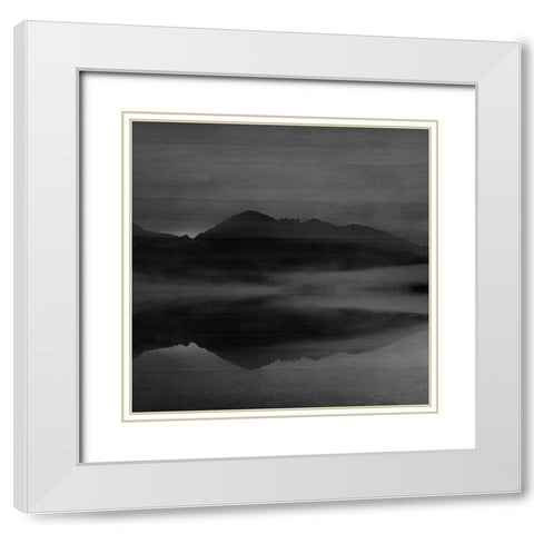 Wooden Lodge 2 White Modern Wood Framed Art Print with Double Matting by Phillip, Jamie