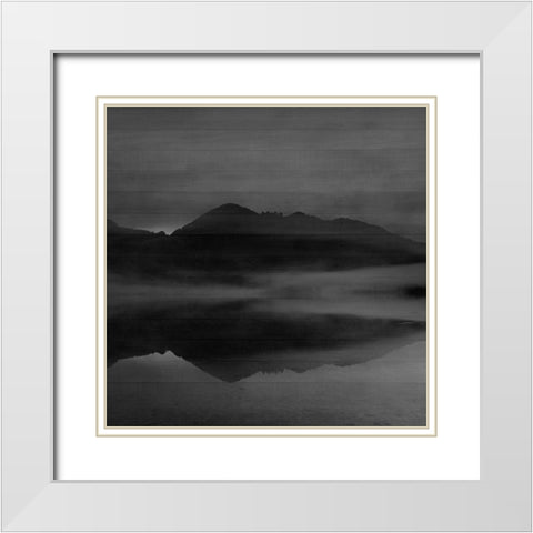 Wooden Lodge 2 White Modern Wood Framed Art Print with Double Matting by Phillip, Jamie