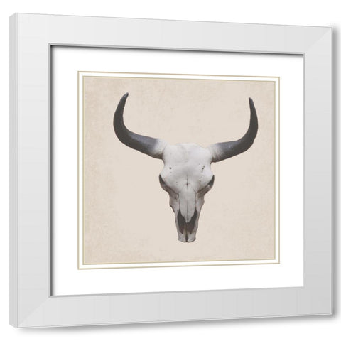 Lodge White Modern Wood Framed Art Print with Double Matting by Phillip, Jamie