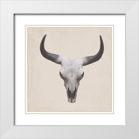 Lodge White Modern Wood Framed Art Print with Double Matting by Phillip, Jamie