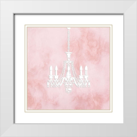 Light Up 1 White Modern Wood Framed Art Print with Double Matting by Phillip, Jamie