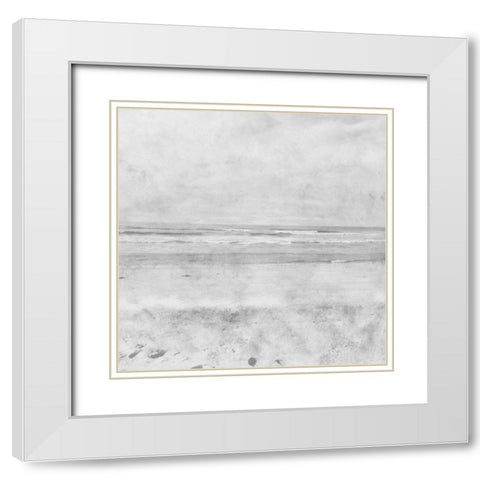 Black Bay White Modern Wood Framed Art Print with Double Matting by Phillip, Jamie
