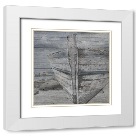 Gracefully Broken White Modern Wood Framed Art Print with Double Matting by Phillip, Jamie