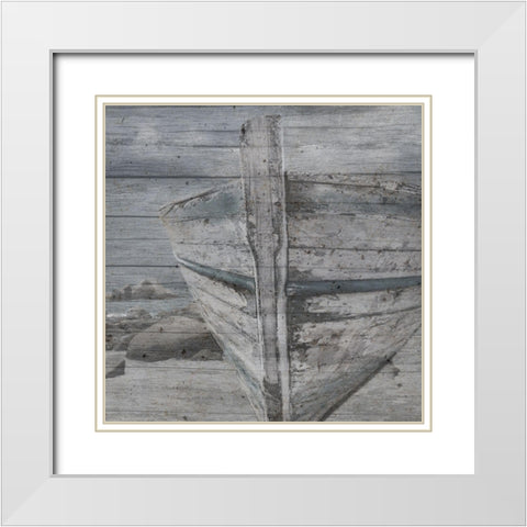 Gracefully Broken White Modern Wood Framed Art Print with Double Matting by Phillip, Jamie