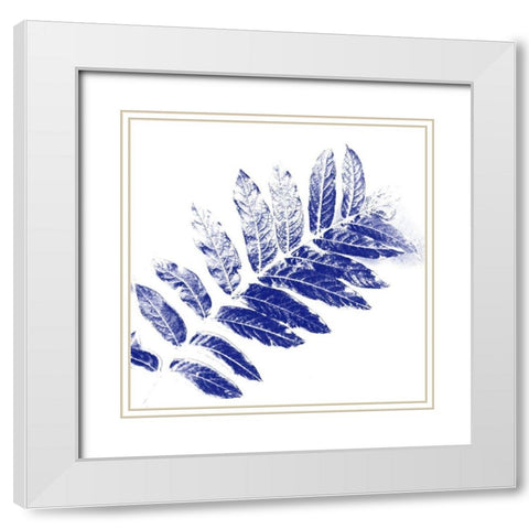 Sweeter Than Blue White Modern Wood Framed Art Print with Double Matting by Phillip, Jamie