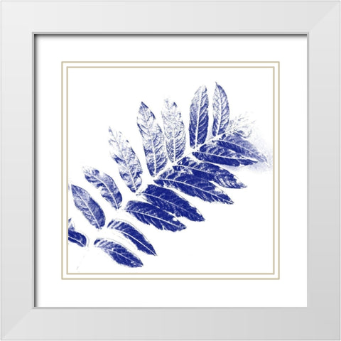 Sweeter Than Blue White Modern Wood Framed Art Print with Double Matting by Phillip, Jamie