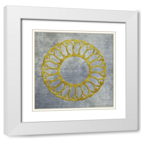 Ringer White Modern Wood Framed Art Print with Double Matting by Phillip, Jamie