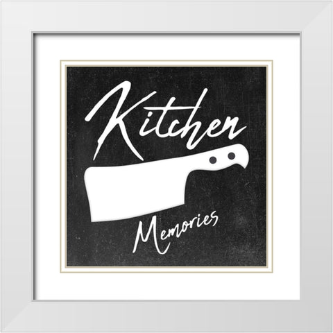 Kitchen White Modern Wood Framed Art Print with Double Matting by Phillip, Jamie