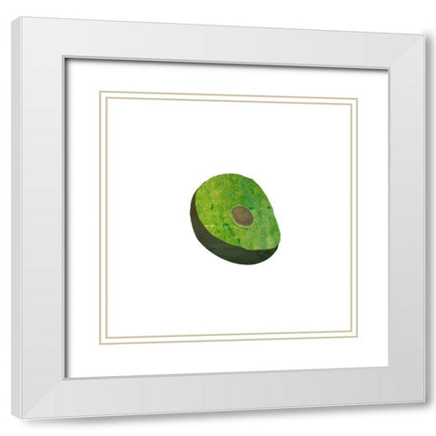 Avacado White Modern Wood Framed Art Print with Double Matting by Phillip, Jamie