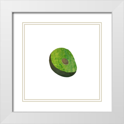 Avacado White Modern Wood Framed Art Print with Double Matting by Phillip, Jamie