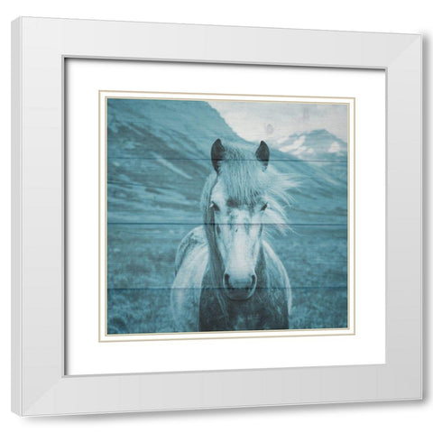 Roseta On The Farm White Modern Wood Framed Art Print with Double Matting by Phillip, Jamie