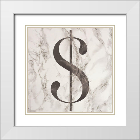 Money White Modern Wood Framed Art Print with Double Matting by Phillip, Jamie