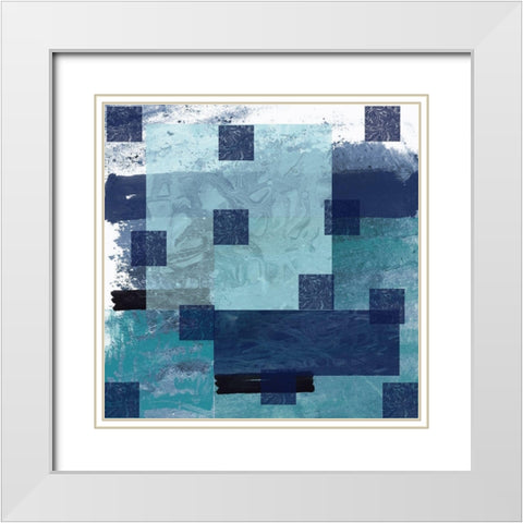 Omaticle 3 White Modern Wood Framed Art Print with Double Matting by Phillip, Jamie