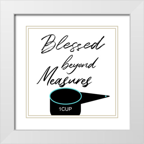 1 Cup White Modern Wood Framed Art Print with Double Matting by Phillip, Jamie