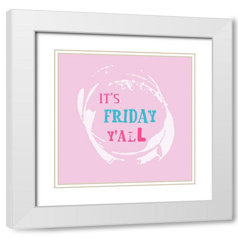 Friday 2 White Modern Wood Framed Art Print with Double Matting by Phillip, Jamie