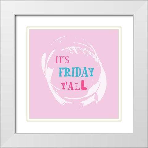 Friday 2 White Modern Wood Framed Art Print with Double Matting by Phillip, Jamie