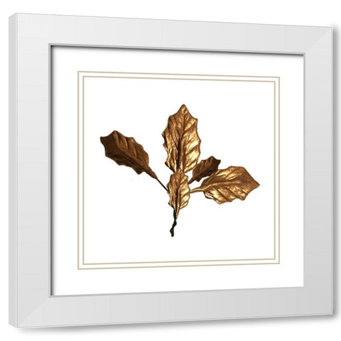 Gold White Modern Wood Framed Art Print with Double Matting by Phillip, Jamie