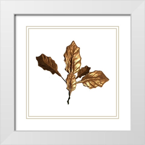 Gold White Modern Wood Framed Art Print with Double Matting by Phillip, Jamie